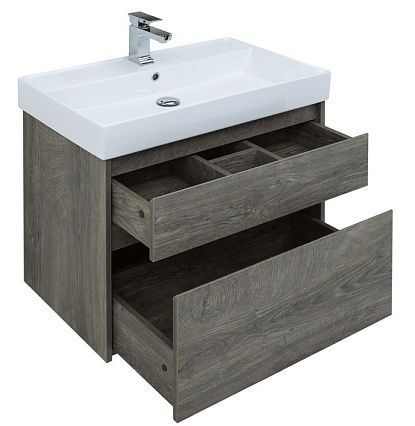Мебель для ванной Aquanet Nova Lite 75 см, 2 ящика