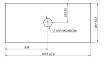 Столешница Allen Brau Reality 100 см dark grey structure, 1.32025.DG-S