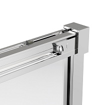 Душевая дверь Vincea Stella VDS-1ST160CLGM 160x200 вороненая сталь, прозрачная
