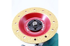 Обдирочно-шлифовальный диск по дереву Альфадиск Альфау 125*22,23/X-lock плоский Стронг 5 Лайт 7048