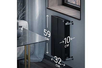 Радиатор Royal Thermo PianoForte 500/Noir Sable - 4 секц. НС-1176331