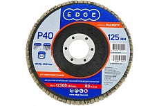 Круг лепестковый торцевой КЛТ (125х22.23 мм; P40) EDGE by PATRIOT 819010005