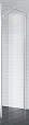Боковая стенка BelBagno MARMI-90-FIX-C-Cr 90x195 хром, прозрачное
