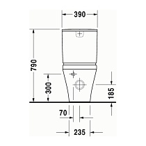 Бачок для унитаза Duravit DuraStyle 0935100005