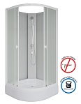 Душевая кабина Niagara Promo P90/26/MT/BK 90x90 стекло матовое, без крыши и г/м