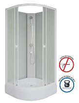 Душевая кабина Niagara Promo P90/26/MT/BK 90x90 стекло матовое, без крыши и г/м