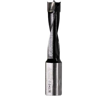 Сверло глухое 8х57 мм, хв-к 10 мм, R Deltatools 06-0060