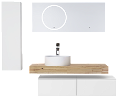 Мебель для ванной Jorno Modulare 120 см белый