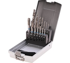 Набор машинных метчиков RUKO M3-M12+сверла HSS-G 245048RO