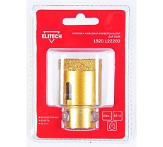 Коронка алмазная (40 мм; М14) Elitech 1820.122200