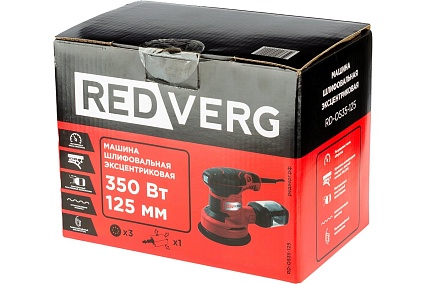 Машина плоско-шлифовальная эксцентриковая Redverg RD-OS35-125 6686979