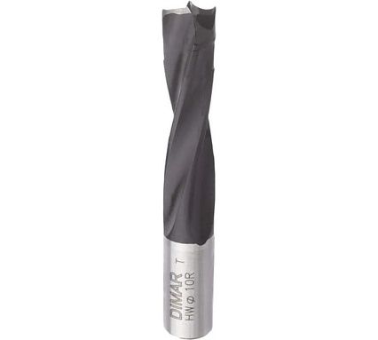 Сверло присадочное глухое правое 4 флейты 10x43 мм, L70. хвостовик 10x20 мм Dimar 2014477