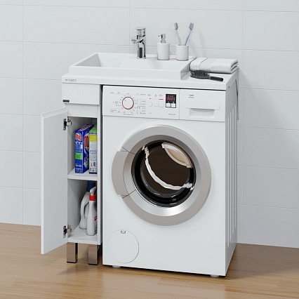 Тумба с раковиной Санта Марс 80 см (рак.Юпитер 80см) напольная