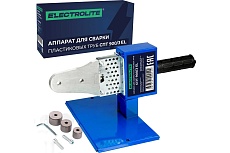 Сварочный аппарат для пластиковых труб Electrolite СПТ 900/3 EL (900 Вт, насадки 20-32 мм, регулировка температуры) 6081
