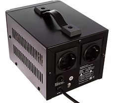 Стабилизатор напряжения Powerman 1ф 1 кВА AVS 1000 D Black 6015736