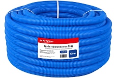 Гофрированная труба РОСТерм ПНД d25 мм., 100 м., синяя Corpipe16b100