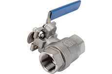 Кран DN.ru КШМП.316.230-ISO Ду25 Ру63 SS316 резьбовой с ISO фланцем D160-05353
