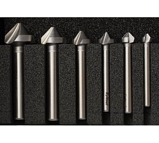 Набор конич. и обрезн. зенкеров Eyltool DIN 335, HSS CBN 6 пред. 14 330