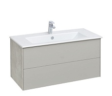 Мебель для ванной Акватон Сохо 100 см слэйт/галька серая