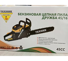Бензопила ТД Техник ТЕХНИК ДРУЖБА 45/16 16&quot;, 45 куб.см, легкий старт, 2.2 кВт, 2.9 л.с., 69