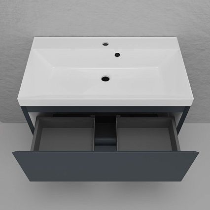 Тумба с раковиной Style Line Манхэттен 80 см напольная