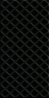Плитка Cersanit Deco чёрная 29,8x59,8 см, DEL232D-60