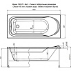 Акриловая ванна Aquanet West 160x70 см, 00204054