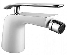 Смеситель для биде Lemark Melange LM4908CW хром/белый