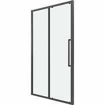 Душевая дверь Grossman Cosmo 100x195 прозрачное, графит сатин 100.K33.02.100.42.00