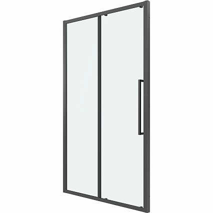 Душевая дверь Grossman Cosmo 100x195 прозрачное, графит сатин 100.K33.02.100.42.00