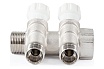 Коллектор с регулировочными вентилями PROFACTOR в/н 3/4" х 2 вых 1/2"нар PF MV 268.2