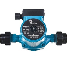 Циркуляционный насос Wester WCP 25-60G с гайками 0-18-0030