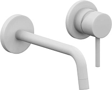 Смеситель для раковины Paffoni Light LIG007BO70 белый матовый (24,5 мм)