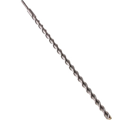 Бур по бетону, двойная спираль, Cobalt W-tip (22x600 мм; SDS PLUS) Denzel 705055