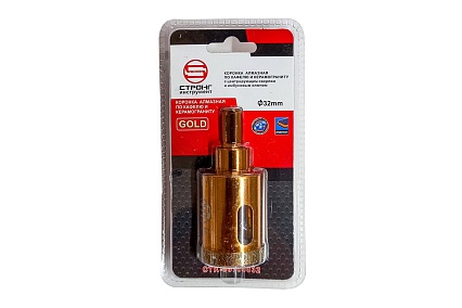 Коронка алмазная по керамике и стеклу 32 мм Strong СTК-06700032