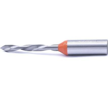 Сверло присадочное сквозное усиленное KJ1-V40204L (4.5х70 мм; хв-к 10 мм; левое вращение) МНОГОФРЕЗ 6569