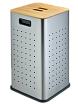 Корзина для белья WeltWasser WW Nansy MT 55L матовая сталь 10000013379