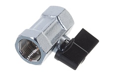Шаровой кран ELSEN MINI прямой 3/8 3/8 ВВ ручка-бабочка EV92.3838
