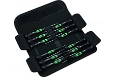 Набор прецизионных отверток WERA Kraftform Micro, 12 предметов, WE-073675