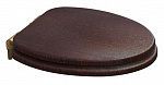 Крышка-сиденье для унитаза Caprigo Armonia KFM-AB-B039 с микролифтом, орех/бронза