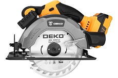 Циркулярная аккумуляторная пила Deko DKCS20, 20В, 165мм, 2.2Ач 063-4210