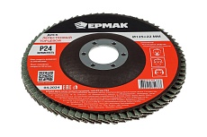 Диск лепестковый торцевой Ермак 125x22 мм, P24 610-004