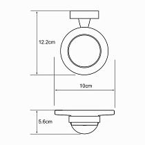 Мыльница WasserKRAFT Isen K-4029