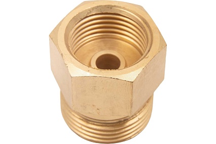 Переходник W21.8x1/14" (СП21.8) внутр.-G3/4" нар., латунь, 5 шт в упаковке Krass 2190592