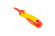 Отвертка Insulated SL4,0x100 мм Matrix CrMo, до 1000 В, двухкомп.рукоятка// PROFESSIONAL 12916