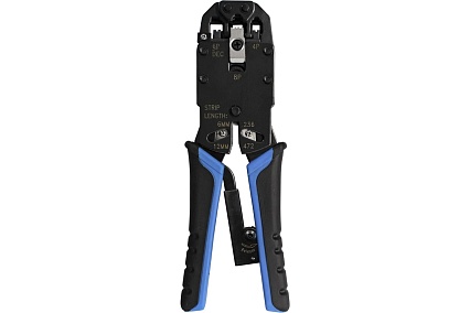 Инструмент Exegate EX-T2008R для обжима RJ-45, RJ-11, 12, с храповым механизмом, прямой ход обжимки 293155