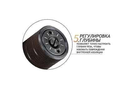 Стриппер для снятия оболочки с волоконно-оптического кабеля ViaSpring диаметр 8-28,6 мм ACS-VLT