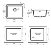 Кухонная мойка Point Сидли PN3007B 55 см черный