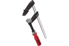 Струбцина BESSEY из ковкого чугуна 150/50, усилие 5.5 кН, с деревянной рукояткой BE-TPN15B5BE
