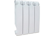 Радиатор биметаллический Теплоприбор с межосевым расстоянием 350мм, 4 секции BR1-350/04